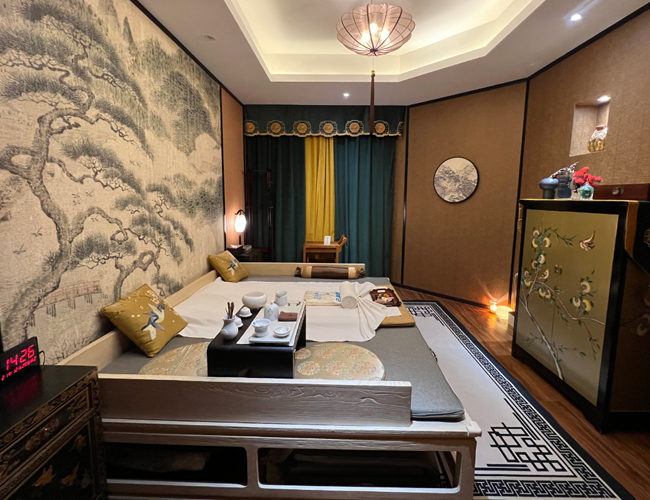 西安碑林足疗减压会所环境展示（二）一种真挚的艺术生活态度